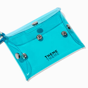 T H E M E x Claire&#39;s Blue Heart Keychain Pouch - 2 Pack,