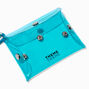T H E M E x Claire&#39;s Blue Heart Keychain Pouch - 2 Pack,