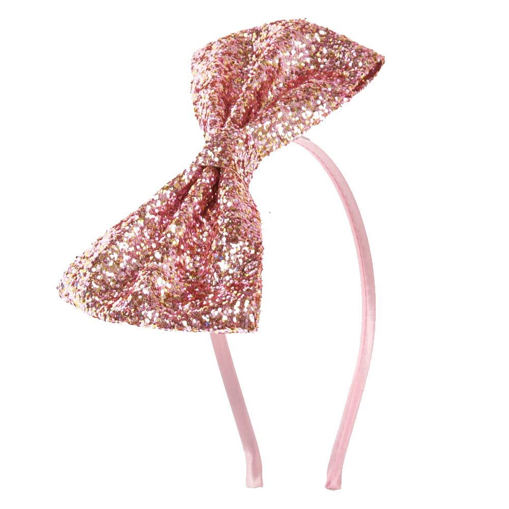 Glitter bow shop headband