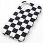 Black &amp; White Checkered Phone Case - Fits iPhone 12/12 Pro,