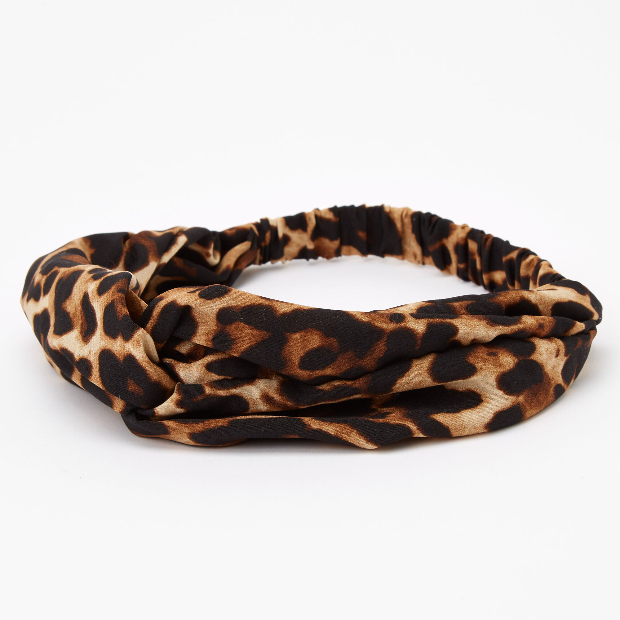 View Claires Twisted Headwrap Leopard information