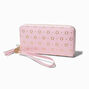 Golden Initial Wristlet Wallet - O,