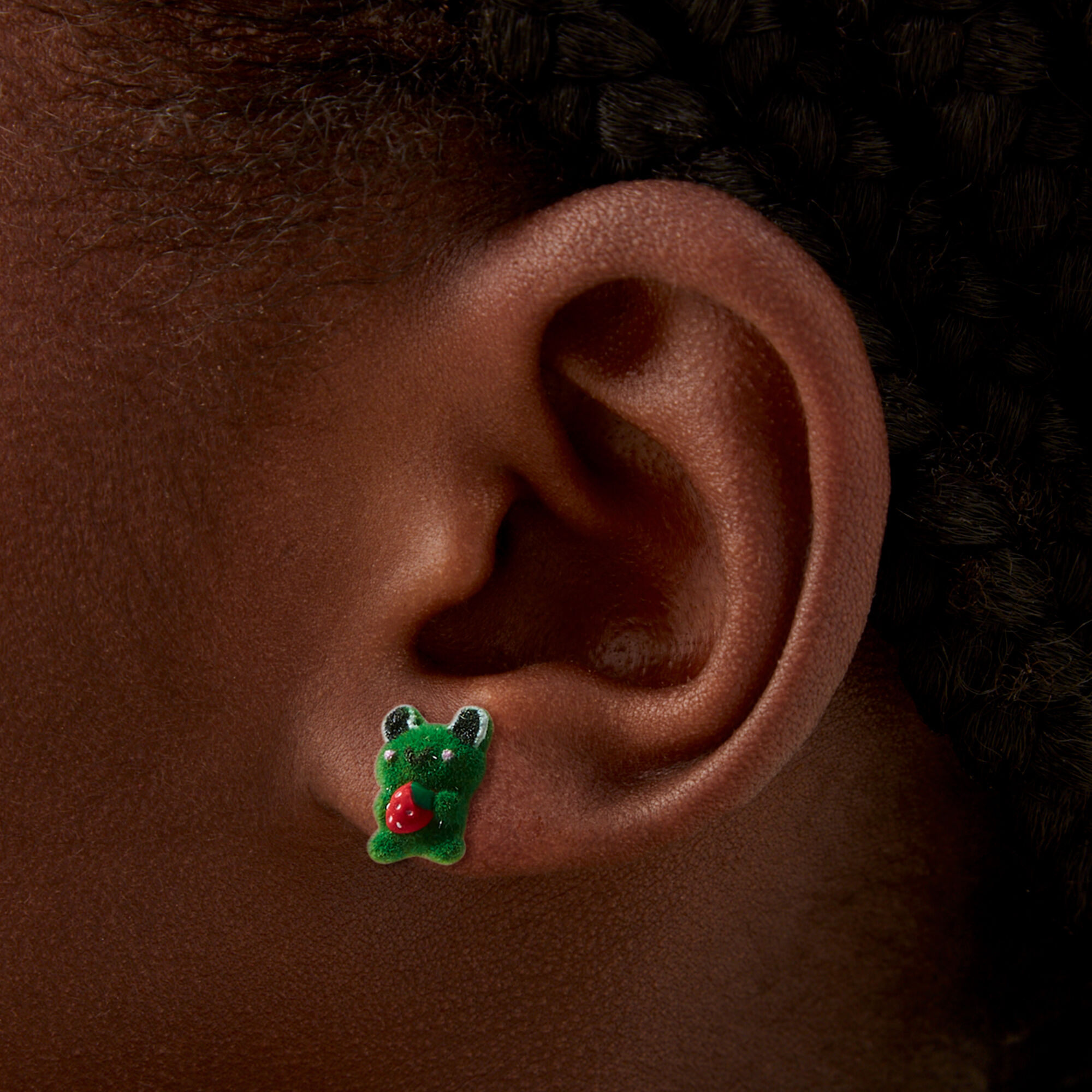 Claire's cheap frog earrings