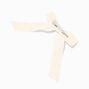 Ivory Velvet Bow Hair Clips - 2 Pack,