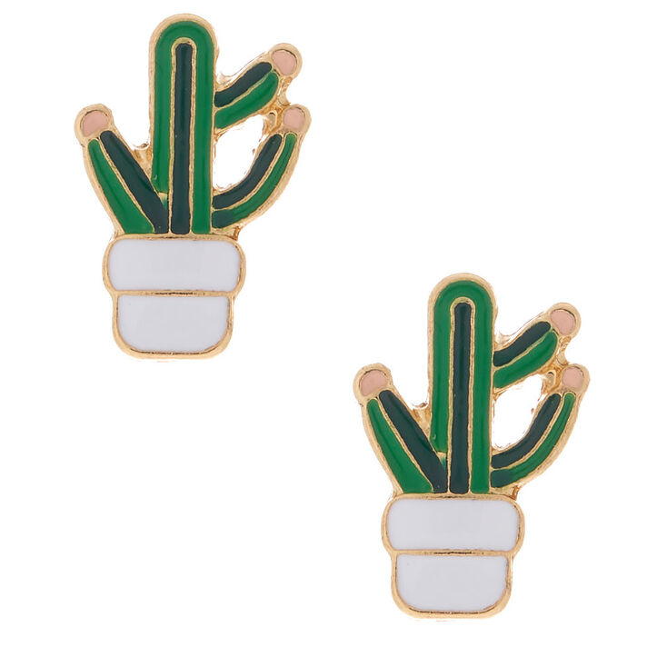 Cactus Stud Earrings,