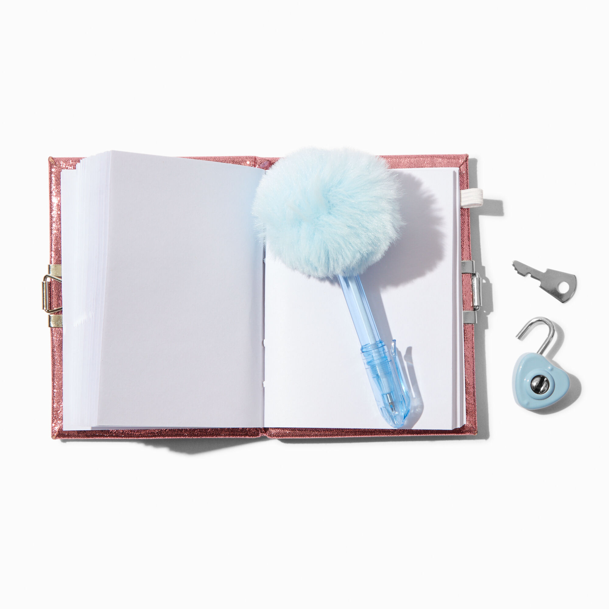 Claire's Club Star Shaker Mini Lock Diary,