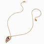Best Friends Split Heart Shaker Pendant Necklaces - 2 Pack,