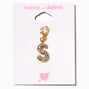 T H E M E x Claire&#39;s Gold-tone S Initial Charm,