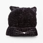 Cat Beanie Hat - Black,