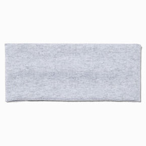 Grey Jersey Flat Headwrap,