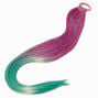 Purple, Mint, &amp; Tinsel Ombr&eacute; Faux Hair Tie,