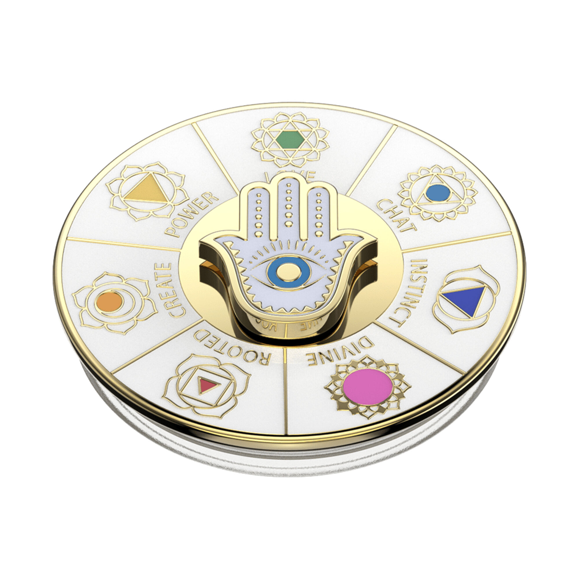 PopSockets PopGrip - Enamel Spinner Chakras,