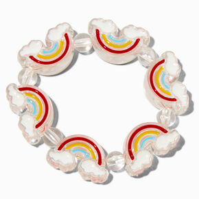 Claire&#39;s Club Rainbow Stretch Bracelet,