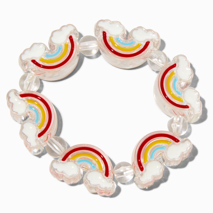 Claire&#39;s Club Rainbow Stretch Bracelet,