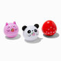 Strawberry Critters Flavoured Lip Balm Pot Set - 3 Pack,