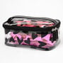Black Hearts &amp; Pink Metallic 2-in-1 Makeup Cases - 2 Pack,