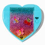 Claire&#39;s Club Blue Butterfly Heart Mechanical Lip Gloss Set,