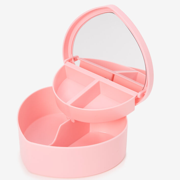 Bo&icirc;te &agrave; babioles c&oelig;ur rose &laquo;&nbsp;Pretty things&nbsp;&raquo;,