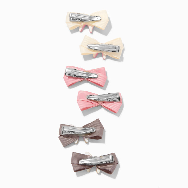 Claire&#39;s Club Fairy Icons Hair Bow Clips - 6 Pack,