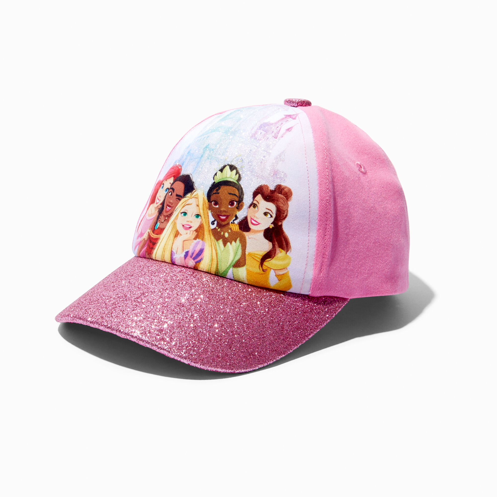 View Claires Disney Princess Baseball Cap Pink information