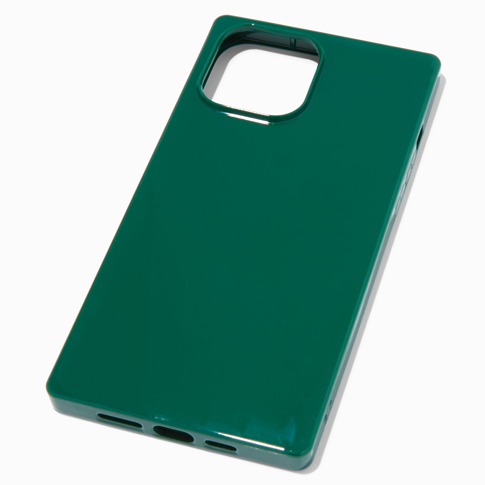 View Claires Shiny Emerald Protective Phone Case Fits Iphone 13 Pro Max Green information