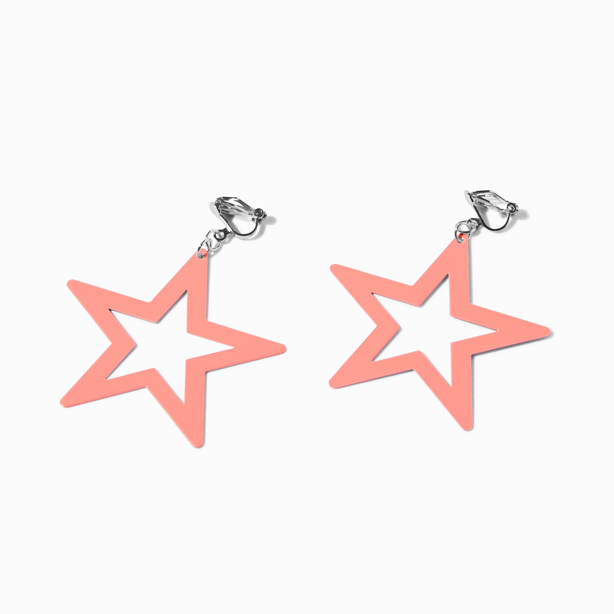 Neon discount star earrings