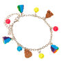 Rainbow Poo Charm Bracelet,