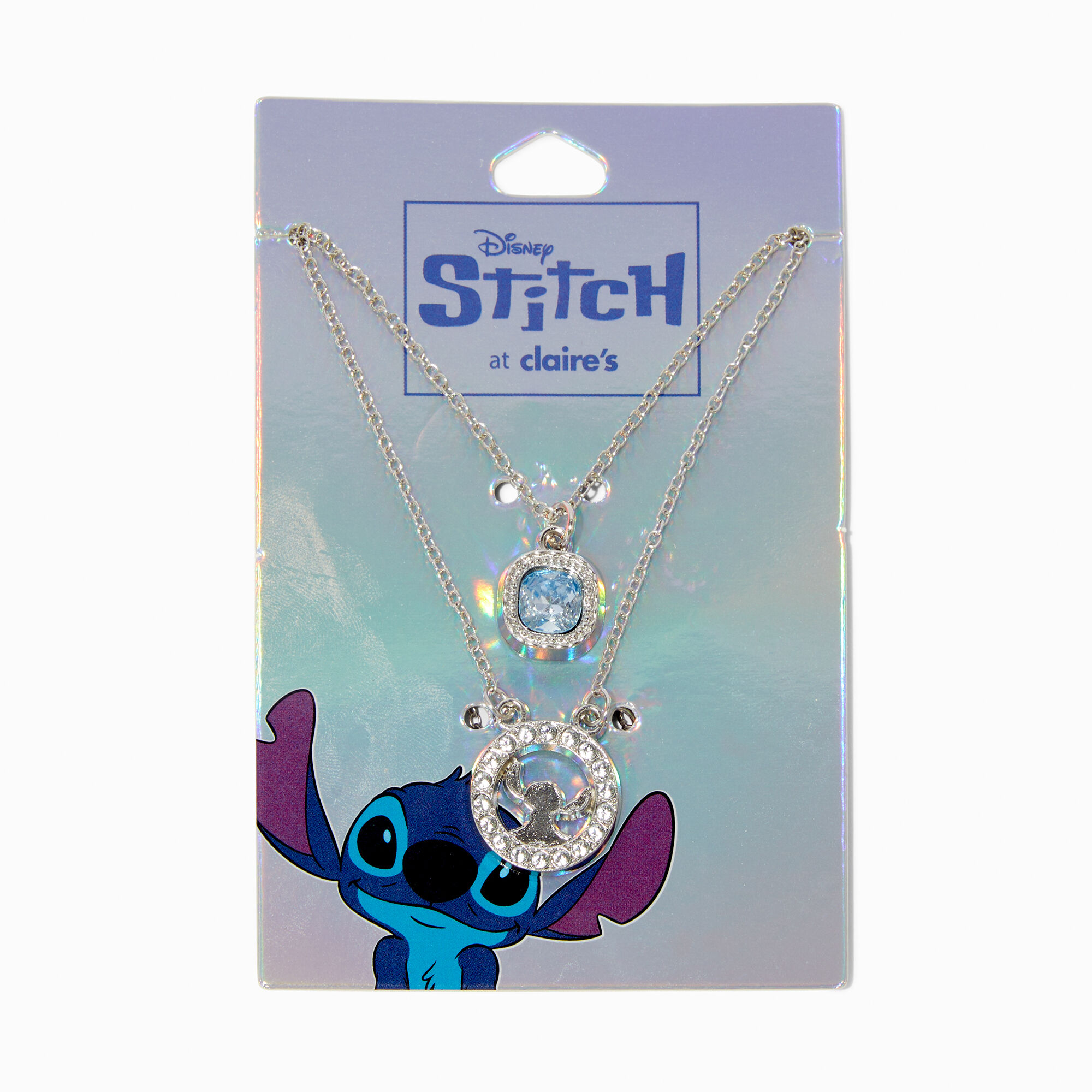 Collier multi-rangs bling-bling en exclusivité chez Claire's Disney Stitch,