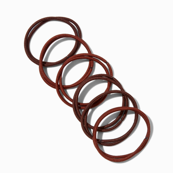 Brown Full Hair XL Hair Ties - 12 Pack,