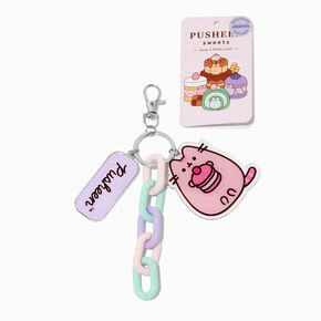 Pusheen&reg; Claire&#39;s Exclusive Sweets Charm Keyring,