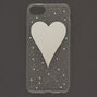 Mirror Heart Glitter Phone Case - Fits iPhone 6/7/8,