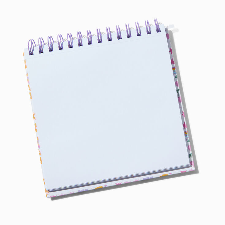 &quot;Sketch Your Heart Out&quot; Floral Sketchbook &amp; Gel Pen Set,