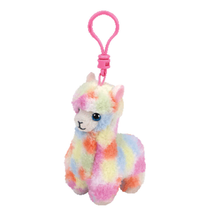Ty Beanie Boo Lola the Llama Keyring Clip,
