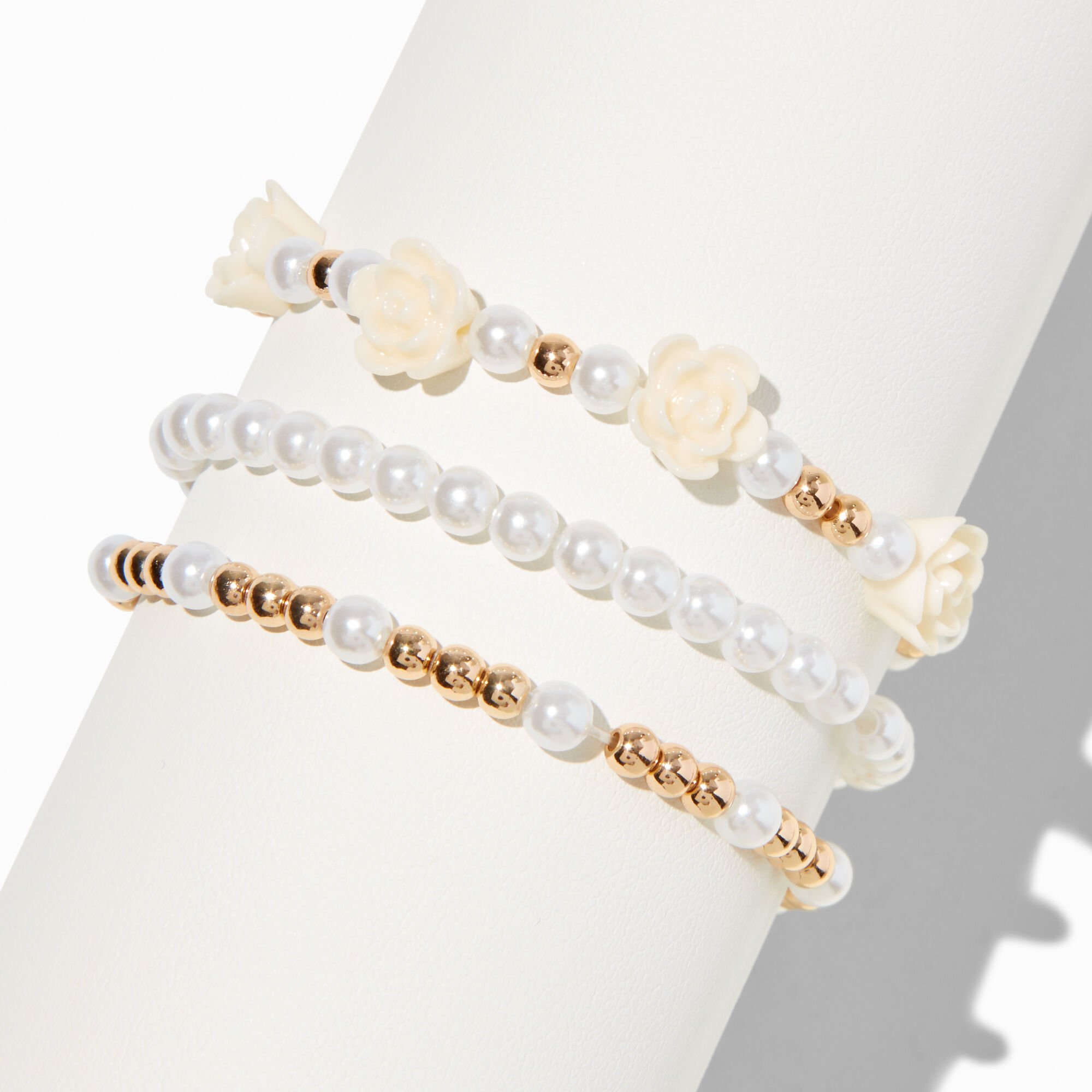 Claire's Club Special Occasion Stretch Bracelets - 3 Pack,