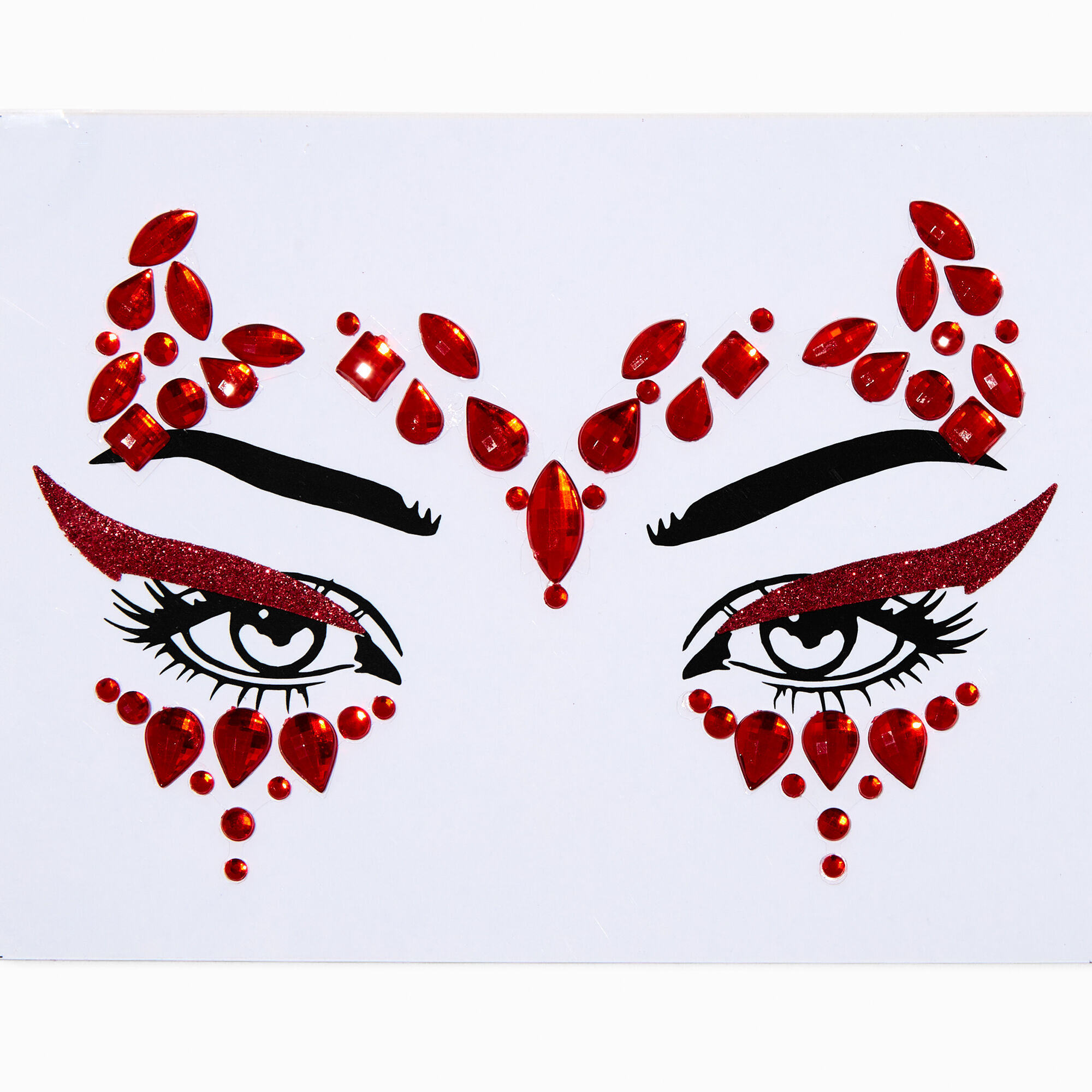 Red Devil Face Gems