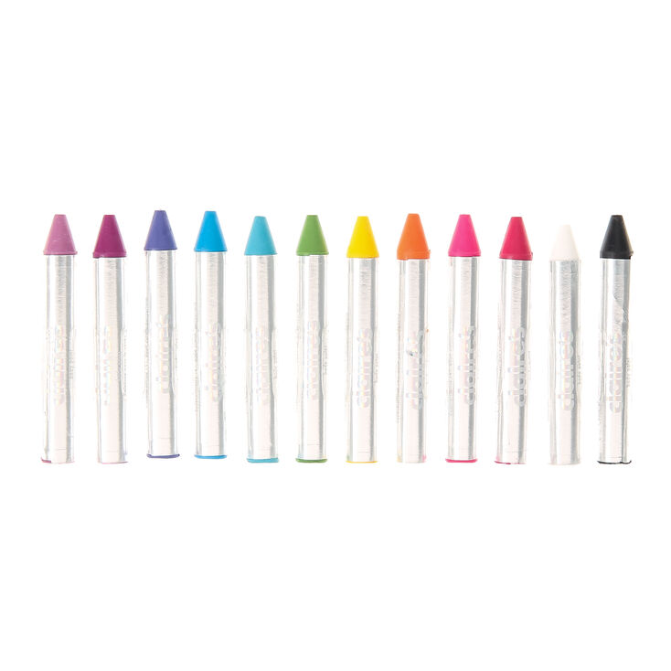 Bright Mini Face Paint Crayons - 12 Pack,