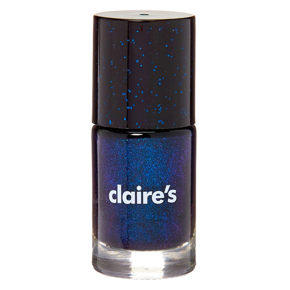 Shimmer Nail Polish - Midnight Blue,