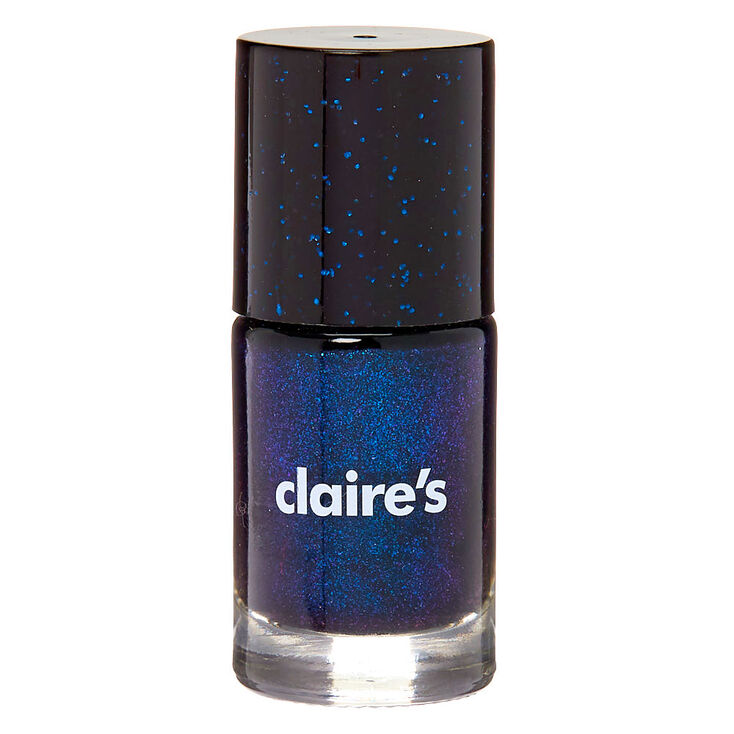 Shimmer Nail Polish - Midnight Blue,