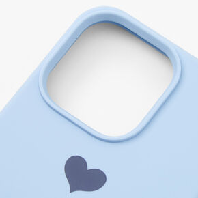 Coque de portable c&oelig;ur bleu p&acirc;le - Compatible avec iPhone&reg;&nbsp;13 Pro,