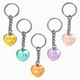 Valentine&#39;s Day Candy Heart Best Friends Keychains - 5 Pack,
