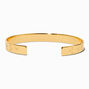 JAM + RICO x Claire&#39;s 18k Yellow Gold Plated Palm Trees Cuff Bracelet,