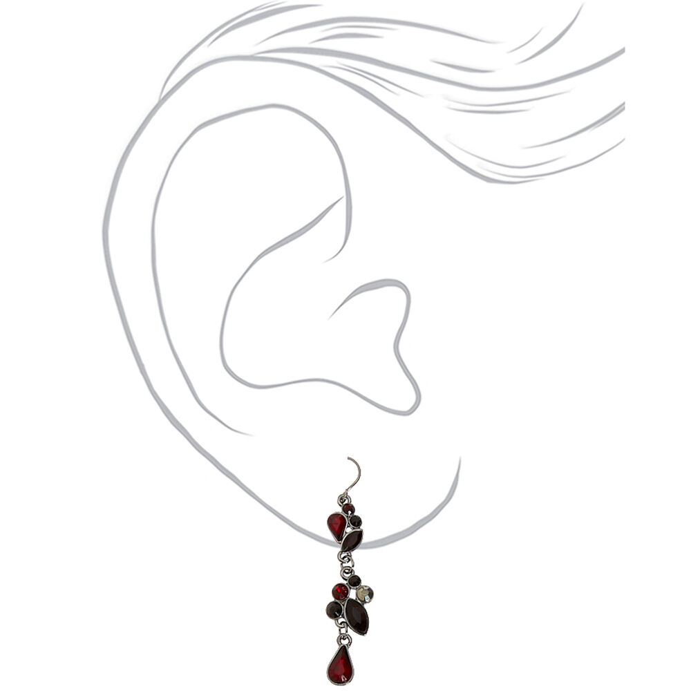 Hematite Y-Neck Jewellery Set - Red, 2 Pack,