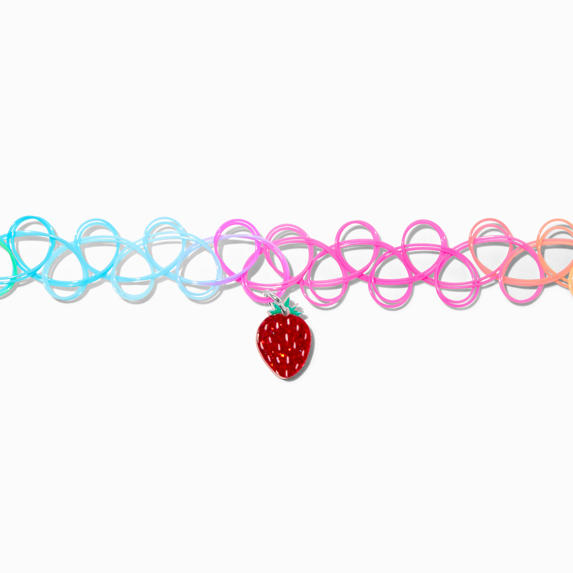 Rainbow choker sale claire's