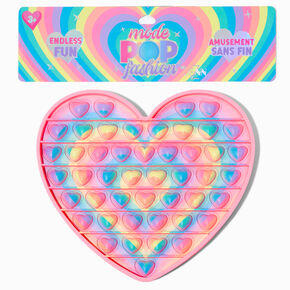 Pop Fashion 7&#39;&#39; Printed Heart Fidget Toy,