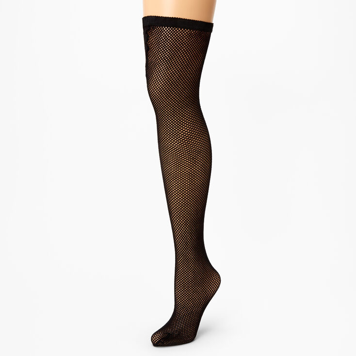 Black Fishnet Tights | Claire's