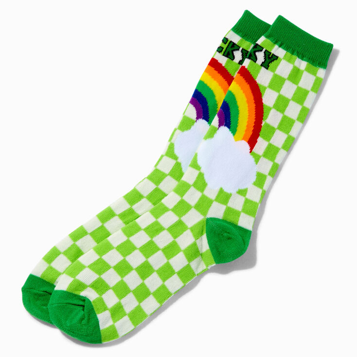 St. Patrick&#39;s Day Pot O&#39; Gold Crew Socks,