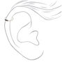 Lot de 3 paires d&rsquo;anneaux de cartilage torsad&eacute;s d&#39;inspiration balin&eacute;enne 22&nbsp;g couleur argent&eacute;,