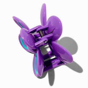 Purple Outlined Hair Claw,