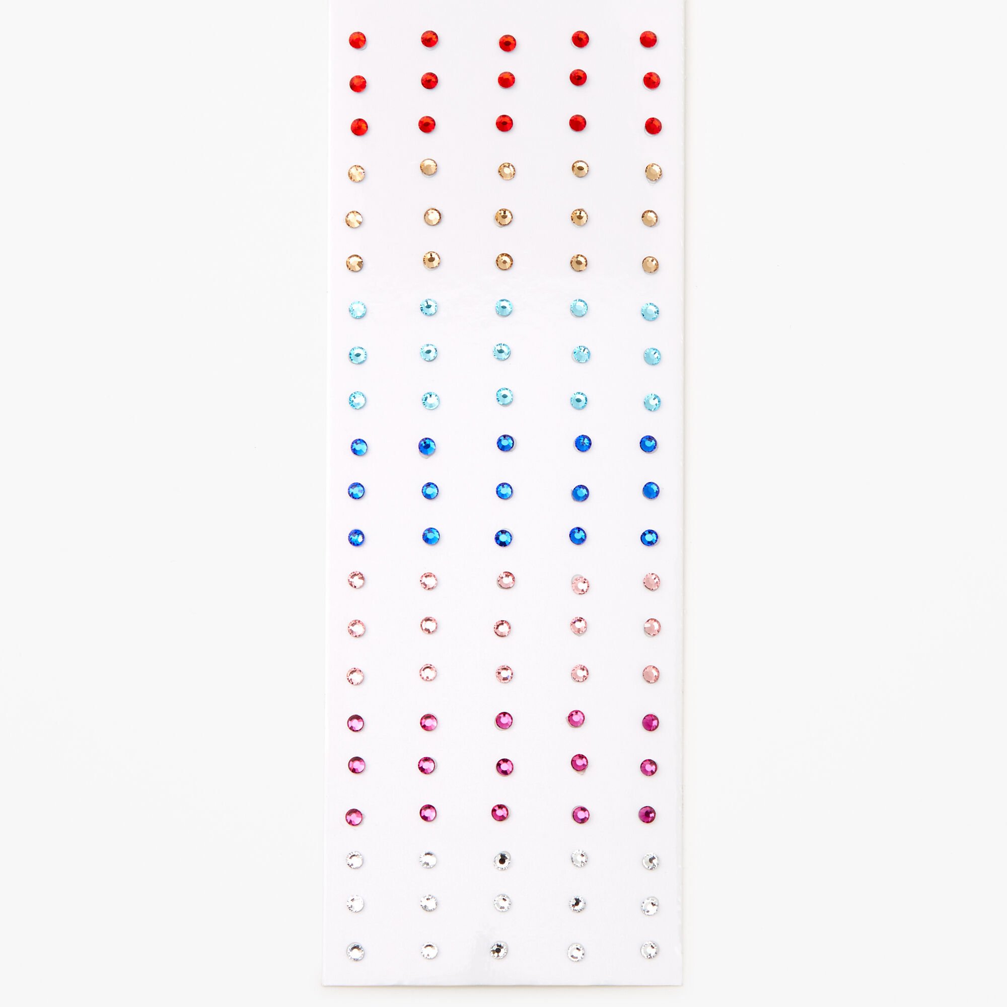 Mini bijoux de peau arc-en-ciel - Lot de 100,