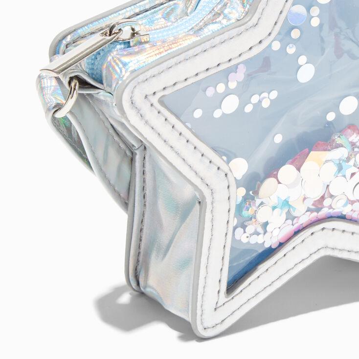 Claire&#39;s Club Starry Shaker Crossbody Bag,